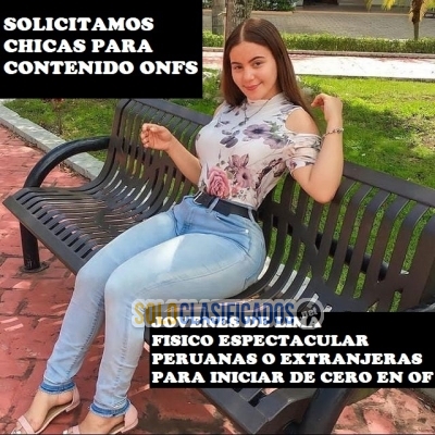 Buscamos chicas que quieran iniciar en creacion de contenido LIMA... 