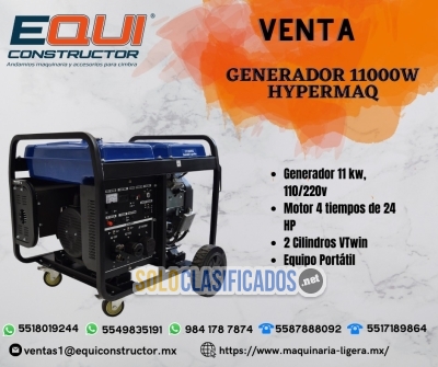 Venta Generador 1100W Hypermaq en Morelos... 
