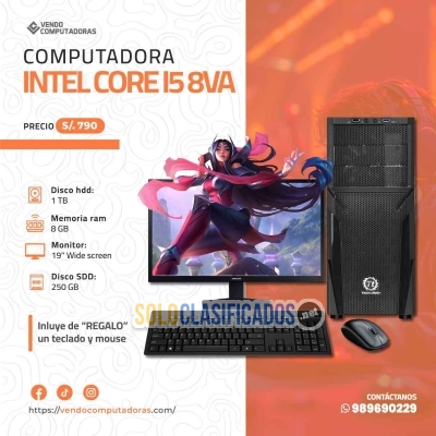 Solo Clasificados - Computadora con regalos y garantía - imagen: 4