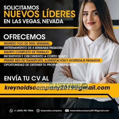 Buscamos nuevos lideres... 