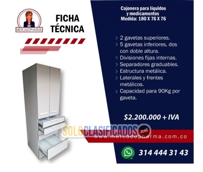 gabinete para medicamentos precio envios colombia... 