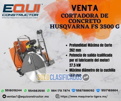 Venta Cortadora de Concreto FS 3500 G en CDMX... 