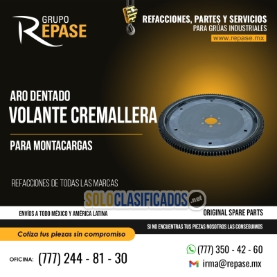 Solo Clasificados - ARO DENTADO VOLANTE CREMALLERA PARA GRUAS INDUSTRIALES - imagen: 1