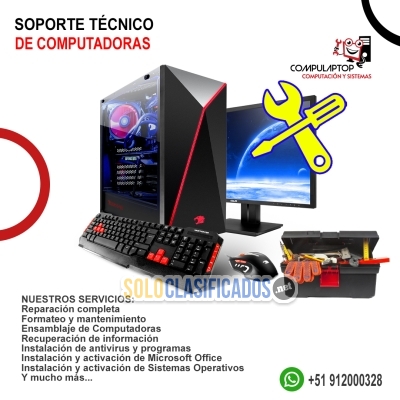 Solo Clasificados - Soporte Técnico de computadoras y Laptops - imagen: 1