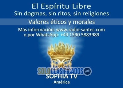 Bienvenidos a Sophia TV América Radio Santec SOPHIA TV es un emis... 