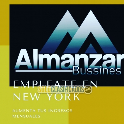 ¿Buscas empleo? Oferta de Empleo en New York... 