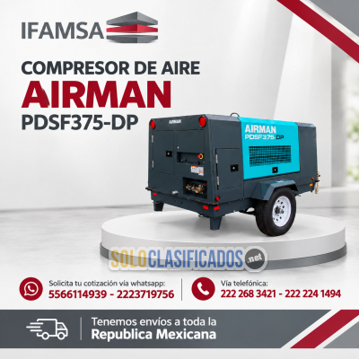 COMPRESOR DE AIRE AIRMAN PDSF375DP...