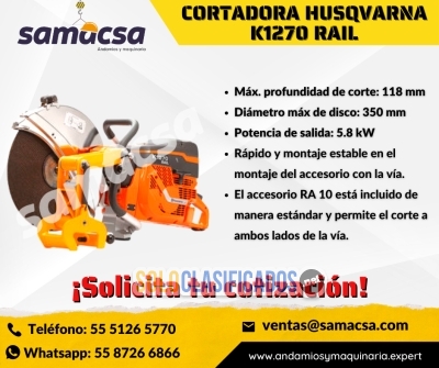 Solo Clasificados - HUSQVARNA K1270 POTENCIA QUE TRANSFORMA TU TRABAJO - imagen: 1
