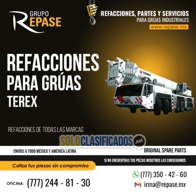 Solo Clasificados - REFACCIONES PARA GRÚAS TEREX REPASE MX - imagen: 1