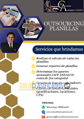 OUTSOURCING DE PLANILLAS...