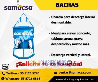 Bachas de Elevación para Colado de Concreto...