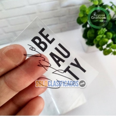 Impresión De Stickers Etiquetas Adhesivas Para Tu Marca... 