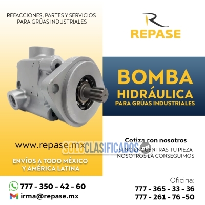 BOMBA HIDRÁULICA PARA GRÚAS INDUSTRIALES 110258787... 