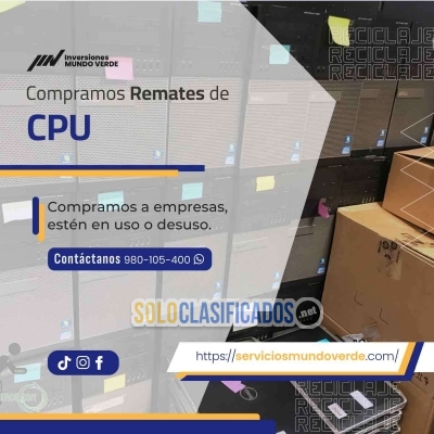 Solo Clasificados - “Recicla fácil rápido y seguro con Servicio Mundo Verde