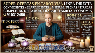 Solo Clasificados - ¿Qué dicen los arcanos sobre tu camino? Tarot 15 Min 4€ ➔ Llama al 910 312 450 (Visa cerrada) - imagen: 1