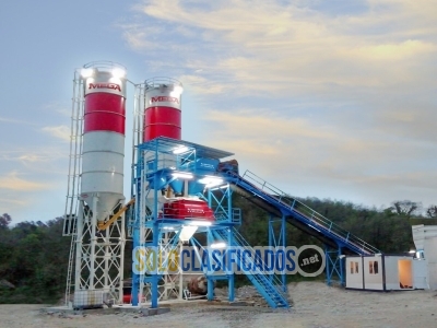 120 m³/h Concrete Batching Plant – Twin Shaft Mixer + Miami... 