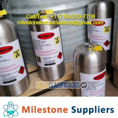 Mercurio líquido rojo de grado minero 20/20... 