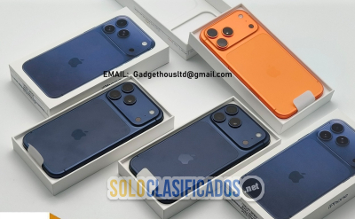 Solo Clasificados - Apple iPhone 17 Pro Max  y iPhone 17 Pro  y  iPhone 17  y iPhone Air y  iPhone 16 Pro  y iPhone 16 Pro Max - imagen: 5