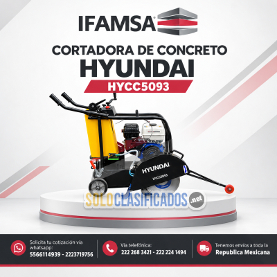 CORTADORA DE CONCRETO HYUNDAI HYCC5093...