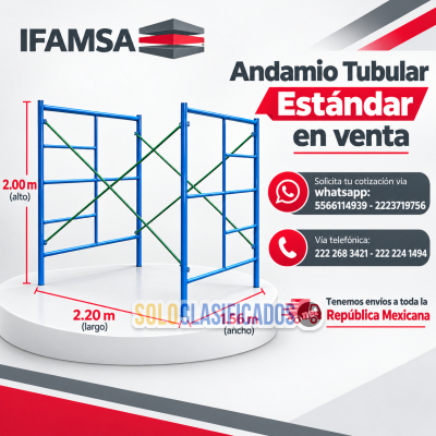 VENTA DE ANDAMIO TUBULAR ESTANDAR MODELO AH200...