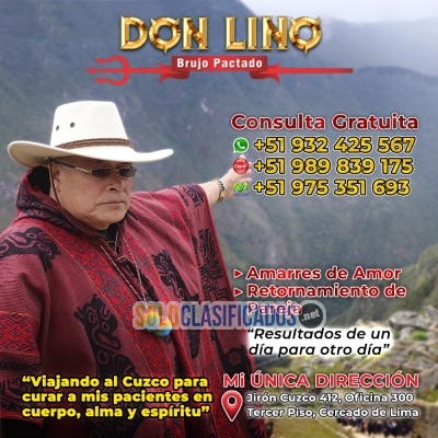 Amarre de amor pactados de dominio con don lino... 