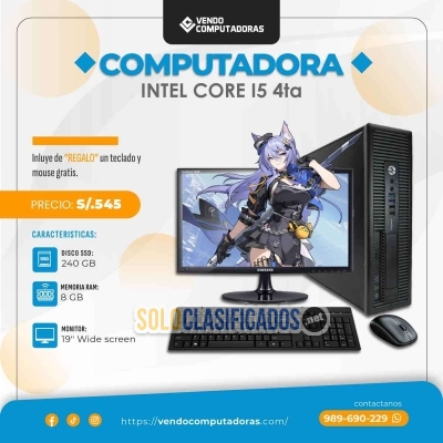 Solo Clasificados - Tu próxima PC está aquí: rápida y confiable - imagen: 5