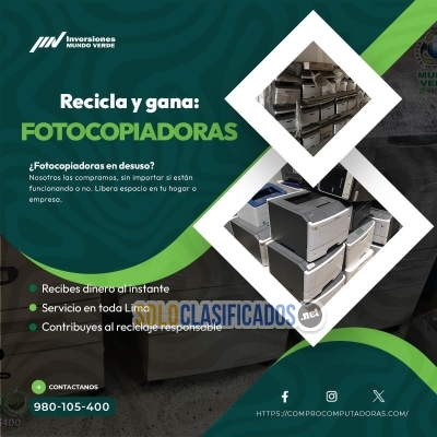 Solo Clasificados - ♻️¡Transforma tus equipos electrónicos en dinero! Reciclaje rápido y seguro - imagen: 4