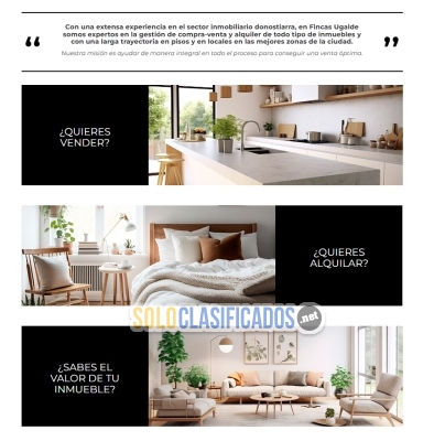 Fincas Ugalde  Agencia Inmobiliaria en DonostiaSan Sebastian...