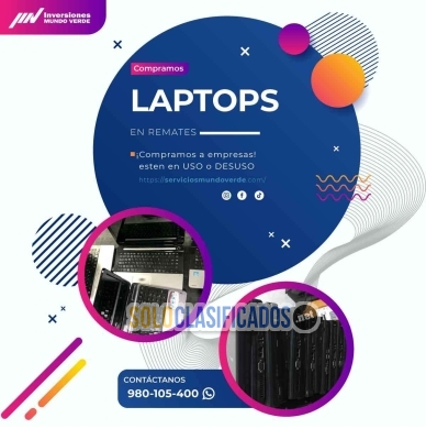 Solo Clasificados - ¡Compramos laptops en uso o desuso! - imagen: 1
