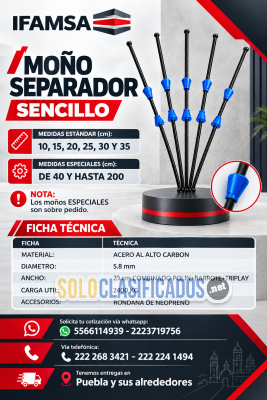 MOÑO/TIRANTE/SEPARADOR SENCILLO PARA CIMBRA...