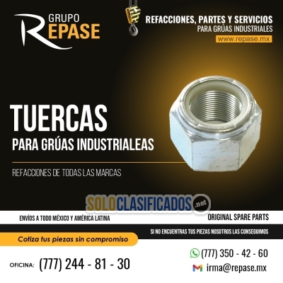 Solo Clasificados - TUERCAS PARA GRUAS INDUSTRIALES REPASE MX - imagen: 1