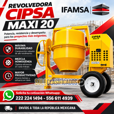 REVOLVEDORA MAXI 20 CIPSA OLLA METÁLICA...