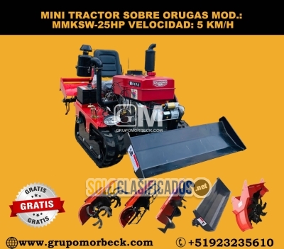 Venta de Mini Tractores Agrícolas varios modelos... 