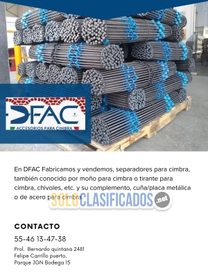 Solo Clasificados - MOÑOS / SEPARADORES / TIRANTES / CIMBRA DFAC QRO - imagen: 2