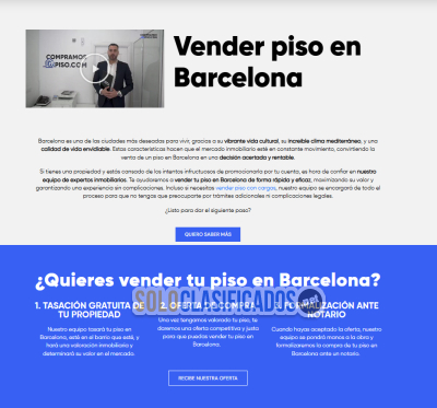 Solo Clasificados - Vender piso rápido en Barcelona  COMPRAMOStuPISO 2026 - imagen: 1