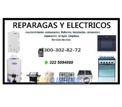 reparacion de estufas hornos calentadores cel 3003028272... 