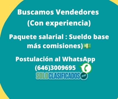 Solicitamos  vendedores con experiencia (Queens)... 