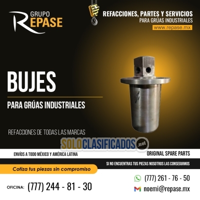 Solo Clasificados - BUJES PARA GRUAS INDUSTRIALES REPASE MX - imagen: 1