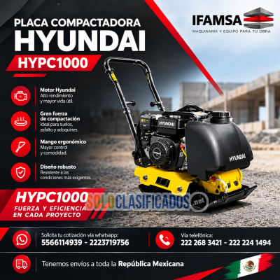 HYUNDAI HYPC1000      PLACA COMPACTADORA...