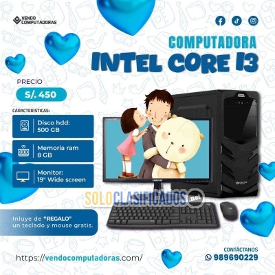 Solo Clasificados - OFERTÓN del Día del Padre! PC Intel Core i3 - imagen: 3