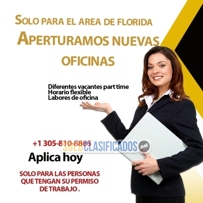 EXCELENTE  OFERTA  DE  EMPLEO  EN  MIAMI... 