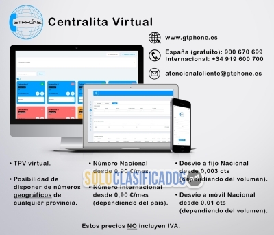 CENTRALITA VIRTUAL CON FUNCIONES TPV  SMS  TAROT Y MAS... 