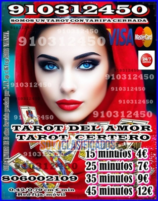 tarot telefonico 2026 toda España  4 euros 15 minutos tarifa cerr...
