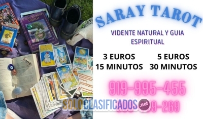 Consulta todo tu futuro con el tarot de Saray... 