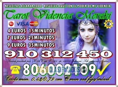 LIDERES EN VIDENCIA Y TAROT VISA 4€ 15min/ 17€ 70min/910312450  Y... 