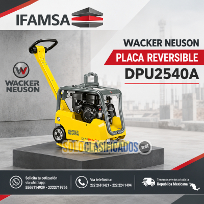 WACKER NEUSON PLACA REVERSIBLE DPU2540A...