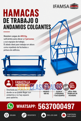 Hamacas de Trabajo o Andamios Colgantes...