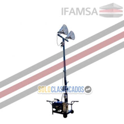 Solo Clasificados - TORRE DE ILUMINACION 2 FOCOS DE VENTA EN IFAMSA - imagen: 1