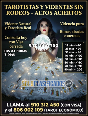 TAROT VISA CON TARIFA CERRADA  ¿Buscas respuestas claras y sin so...