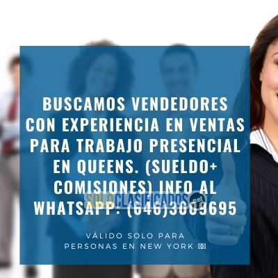 Se buscan vendedores para trabajo en Queens (tener experiencia en... 